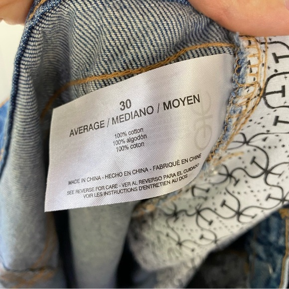 Sam Edelman Yaro High Rise Pinch Waist Jeans Skyline Womens 30 Distressed 90s - Picture 12 of 15